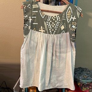 Boho Cotton Handmade Tunic Sleeveless Top